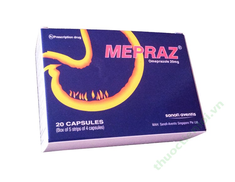 Thuốc trị đau dạ dày Mepraz của Ấn Độ